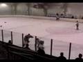Nick Pisellini vs Scott Peterson hockey goalie fight