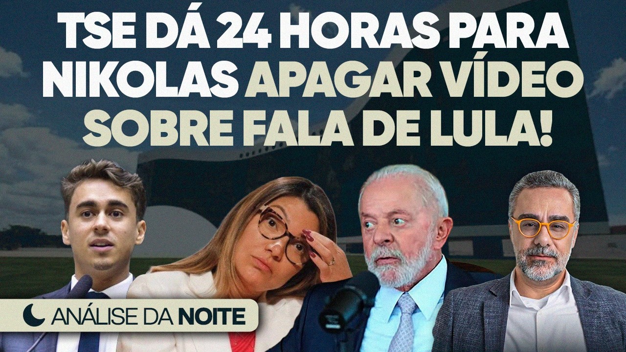🚨 Lula Aciona TSE e Nikolas Recebe Ordem Para Apagar Vídeo!