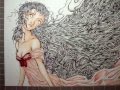 Copic Marker Drawing: Flowing