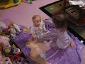 Payton giving Erin hugs!