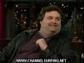 Artie Lange David Letterman www.channelsurfing.net 2-1-08