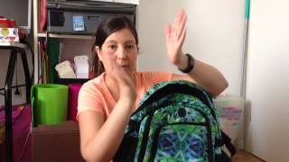 MAMMA MODELLO BASE: UNO ZAINO SPECIALE PER BAMBINI