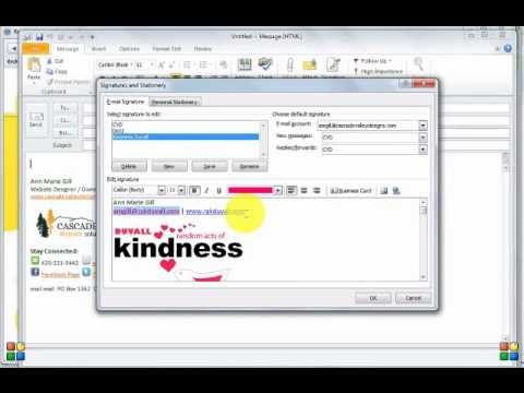 how to attach website to email