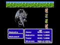 as many know, you must run from bahamut on dragon's peak to continue. i decide to try and beat him using game genie and the upgrade trick. yeah. he's unbeatable. how else can four feoks attack him for 8 minutes and still live? he has 7500 hp in the real battle, but he must have some script to make him unbeatable here. oh well. if you want to know about the upgrade trick, look here: www.gamefaqs.com final fantasy iii and all other final fantasy game are owned by square-enix. i just played them. oh, one last thing. final fantasy iii nes is much better than final fantasy iii ds.