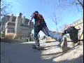this young crusader once a fat chubby raver with bell bottoms transforms into a modern day skate robot with hopes of impressioning pro skateboarder cairo foster