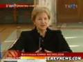 Rowling en su llegada a Rumania