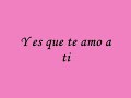 La Champion Liga  - Tan solo quiero amarte ♫ [Letra]