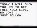 HOW TO GET FREE XBOX LIVE
