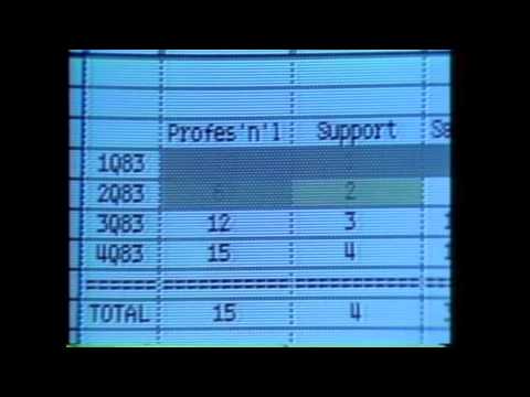 lisa - 1983, sortie de l'APPLE LISA. Et premier infomercial qui vante les mérites de cette machine.