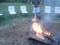 jumping fire dog!!