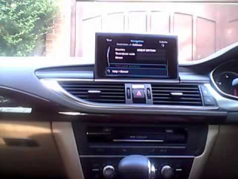 how to update audi sat nav