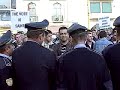 pamje te ndryshme nga protesta e mbeshtetesve te Grevisteve
