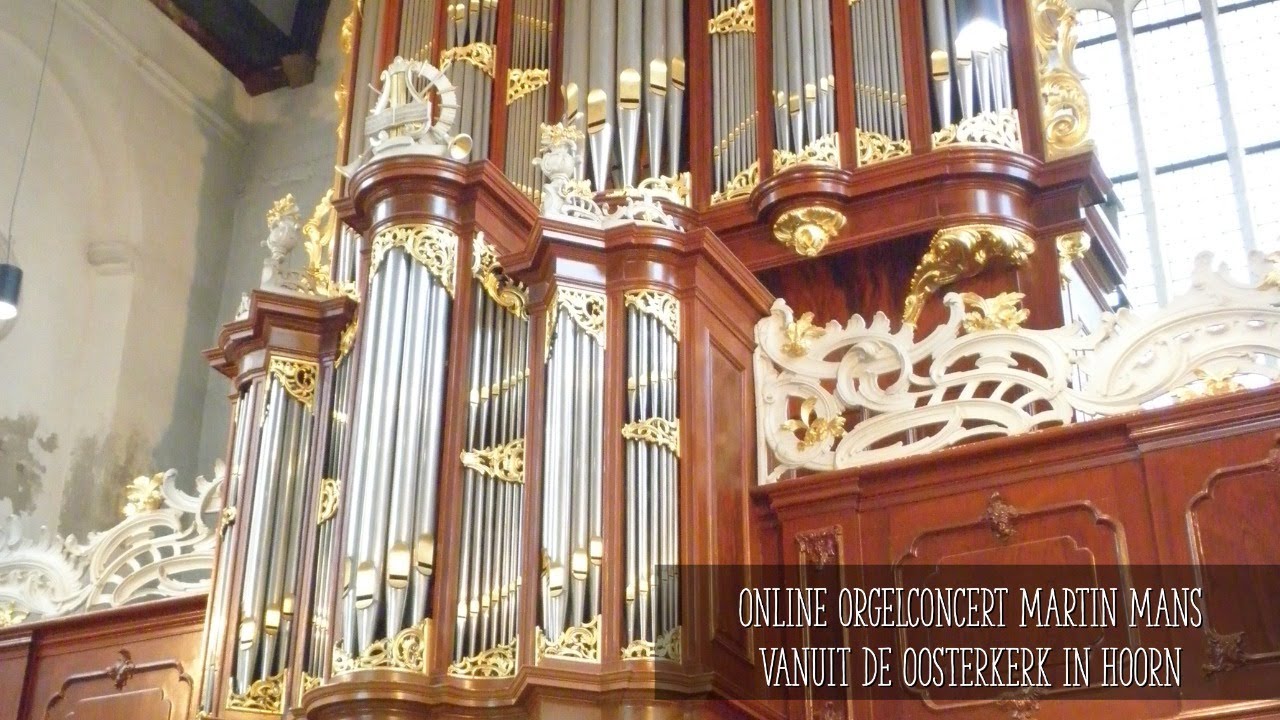 Streamconcert organist Martin Mans gaat vanuit Oosterkerk de wereld over (Video)