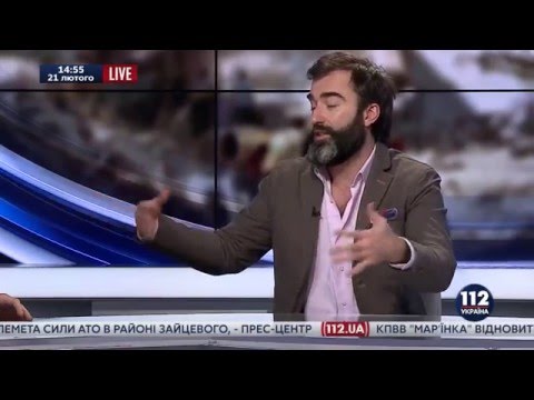 Peter Zalmayev (Питер Залмаев) discusses Ukraine’s political crisis. 112 Channel, Feb 21, 2016