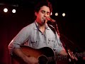 Joshua Radin Bring Me To You Water Rats London July 2007