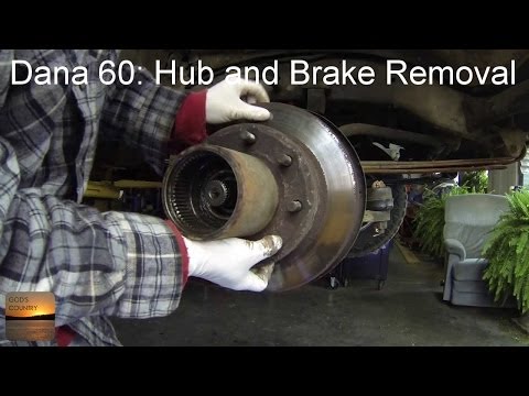 how to remove drive axle hub nut