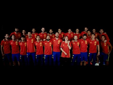 La Roja Baila Himno de la selección de España