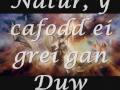 Y Ddeddf Naturiol (1)