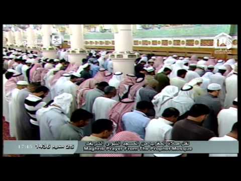 صلاة المغرب-المسجد النبوي 1436.01.25هـ