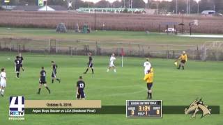 Argos Boys Soccer vs LCA (Sectional Final)
