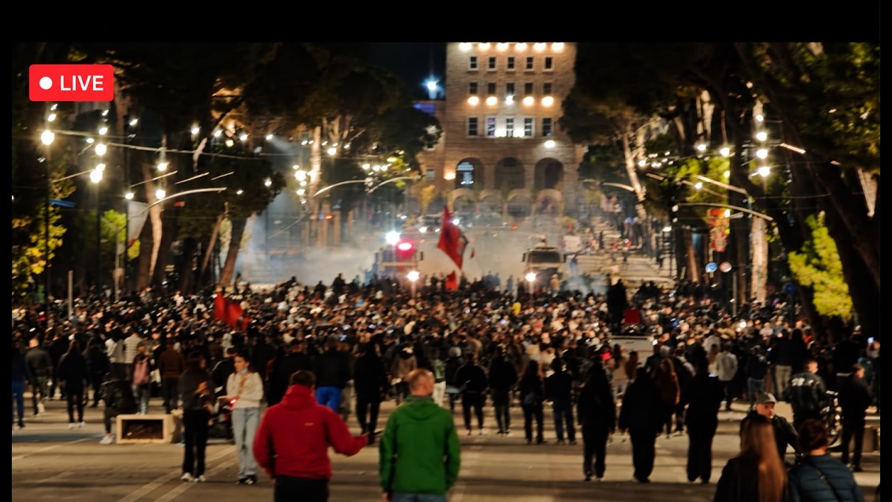 Protesta minutë pas minute në Tiranë (VIDEO)