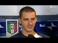 Bonucci dopo la vittoria contro l'Estonia
