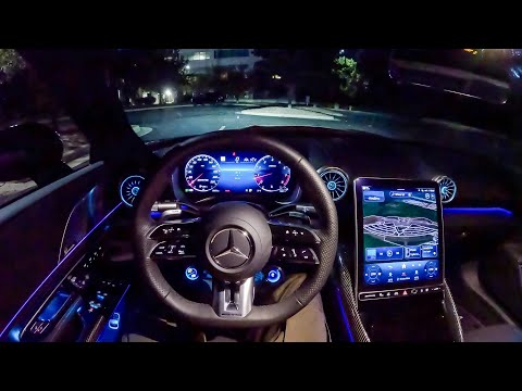 2024 Mercedes-AMG SL63 - POV Night Drive (Binaural Audio)