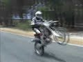 Wheelie Practice CRF 450 Honda Stunt Wheelie Practice CRF 450 Honda Stunt