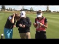 Klára Spilková a Pavel Nič – příprava na Prague Golf Masters 2011
