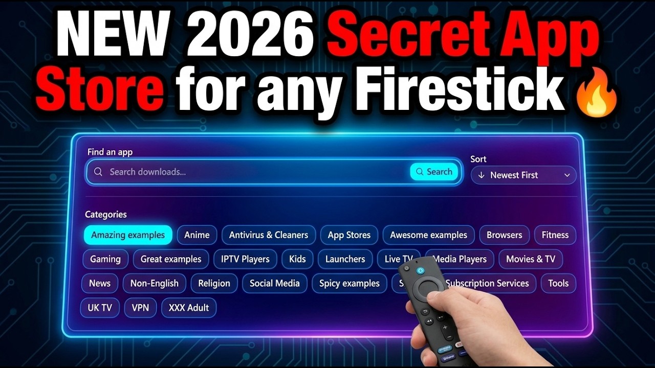 SECRET Fire TV Code: Unlock Every App FAST! ⚡