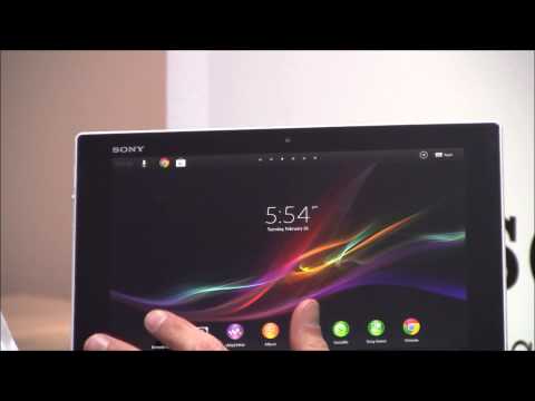 MWC13: Vorstellung des Sony Xperia Z Tablet