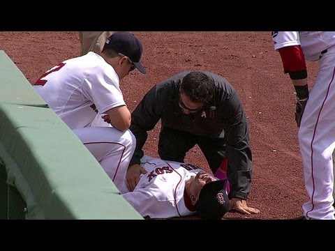 TOR@BOS: Victorino crashes into right-field wall_Baseball videók. Heti legjobbak