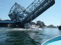 2009-08-05 | under the blue bridge ~> the blue bridge rises to let a sail boat pass through to the harbour (0:34)