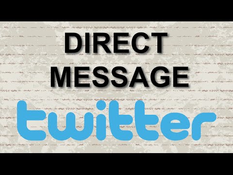 how to direct message on twitter