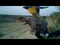2stupid stunts freefall in a sandmine