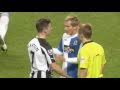 Joey Barton punches Morten Gamst Pedersen in the chest