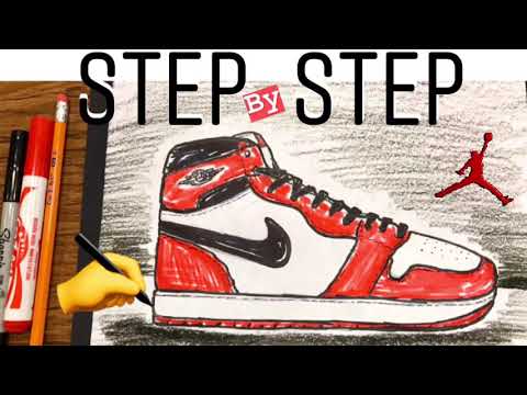video-linktoworks-How to Draw the Air Jordan 1 - Step by Step TUTORIAL...