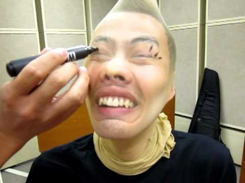 20110607大鐵人大懲罰戴頭套!!!!!蕉蕉花面哦~