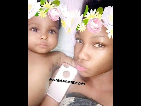 Bbnaija 2019 live - Ex-Housemate tacha caught on camera with her child