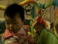 Laam Laam was chewing a teething ring