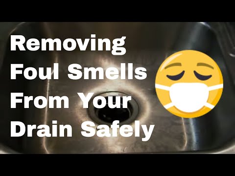 how to get rid of drain odor