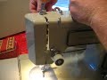 How to thread a vintage Kenmore sewing machine.