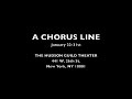 Kidz Theater's A CHORUS LINE 