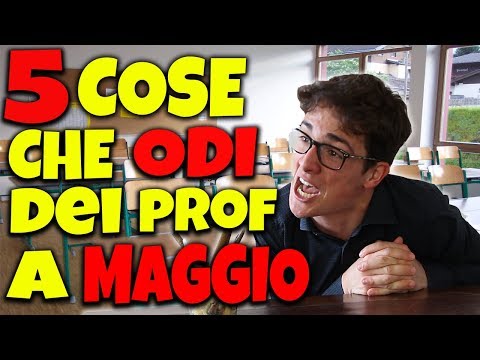 MAGGIO! Le 5 cose che gli studenti odiano!