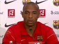 Entrenamiento del Barca en Escocia