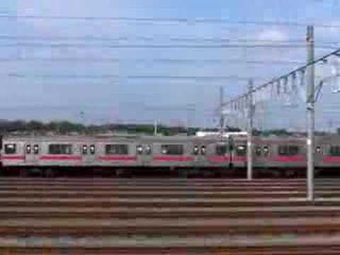 京葉線車窓新習志野→海浜幕張