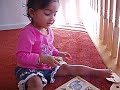 Shreya solves puzzle