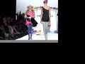 kimberly stewart walking the runway for heatherette's spring 2005 collection shown during olympus fashion week in new york city.