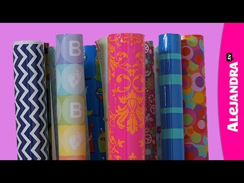 how to organize wrapping paper