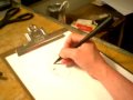 Male Nude Fantasy Portrait Drawing